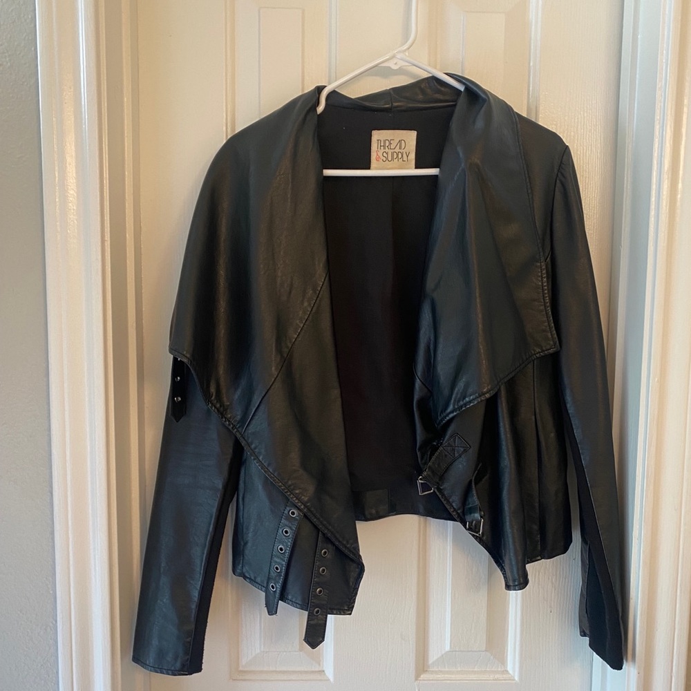 Leather jacket